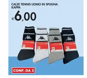 Bennet Calze tennis uomo in spugna kappa offerta