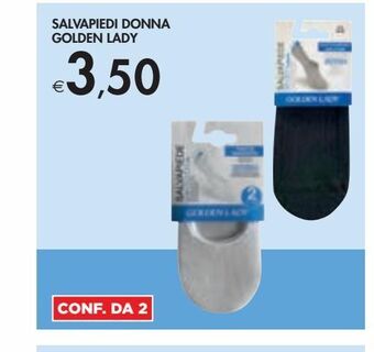 Bennet Salvapiedi donna golden lady offerta