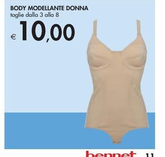 Bennet Body modellante donna offerta