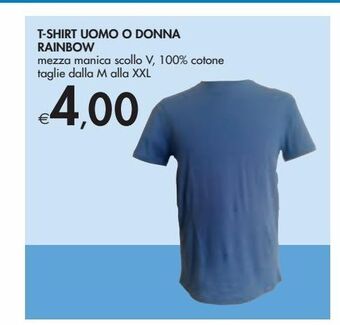 Bennet T-shirt uomo o donna rainbow offerta