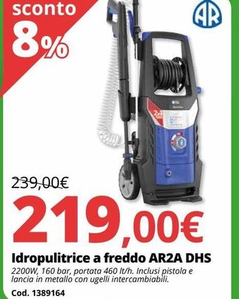 Brico Io Idropulitrice a freddo ar2a dhs offerta