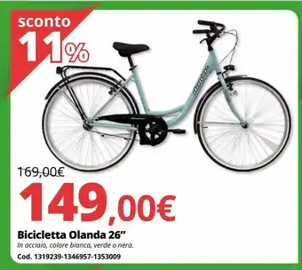 Brico Io Bicicletta olanda 26” offerta