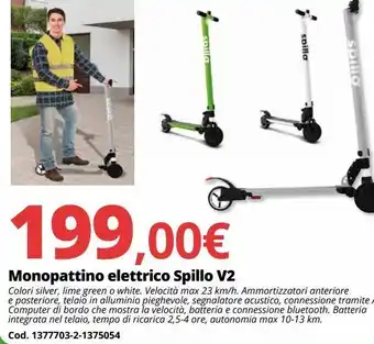 Brico Io Monopattino elettrico spillo v2 offerta