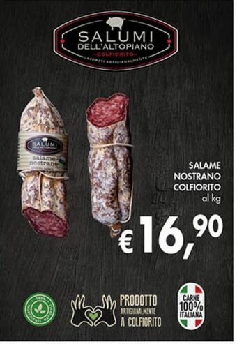 Salame nostrano colfiorito