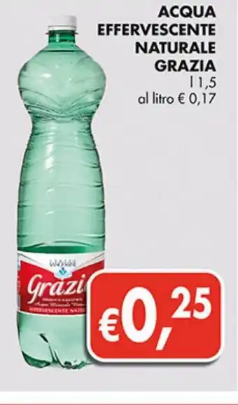 Supermercato Coal Acqua effervescente naturale grazia l 1.5 offerta