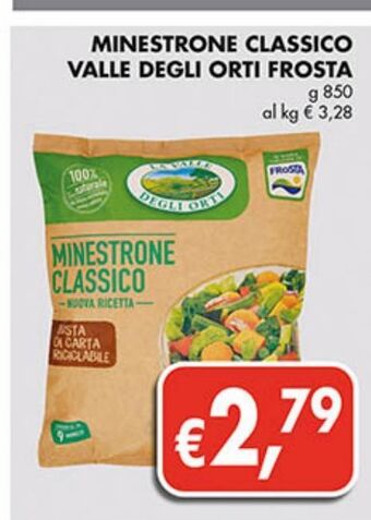 Supermercato Coal Minestrone classico valle degli orti frosta g 850 offerta