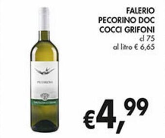 Supermercato Coal Falerio pecorino doc cocci grifoni cl 75 offerta
