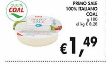 Supermercato Coal Primo sale 100 % italiano coal g 180 offerta