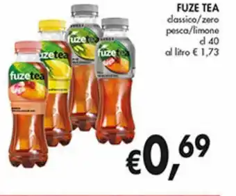 Fuze tea classico / zero / pesca / limone cl 40
