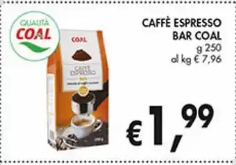 Supermercato Coal Caffè espresso bar coal g 250 offerta