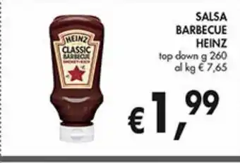 Salsa barbecue heinz top down g 260