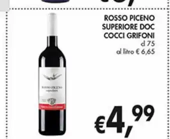 Maxi Coal Rosso piceno superiore doc cocci grifoni offerta