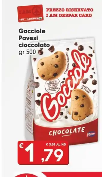 DeSpar Express Gocciole pavesi cioccoalto gr 500 offerta