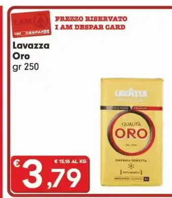 DeSpar Express Lavazza oro gr 250 offerta
