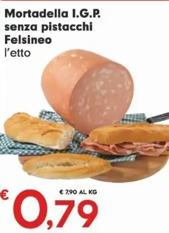 DeSpar Express Mortadella igp senza pistacchi felsineo l'etto offerta