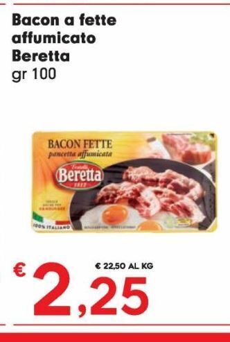 DeSpar Express Bacon a fette affumicato beretta gr 100 offerta