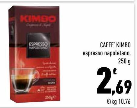 Caffè kimbo offerta di Conad City