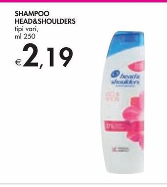 Bennet Shampoo head & shoulders tipi vari ml 250 offerta