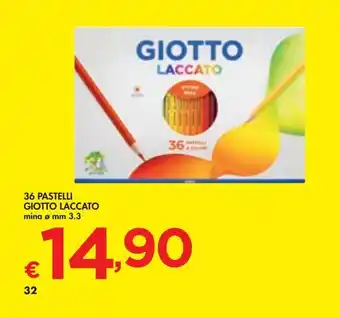 Bennet 36 pastelli giotto laccato offerta