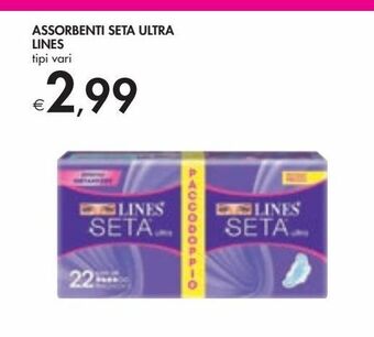 Bennet Assorbenti lines seta ultra tipi vari offerta