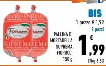 Conad City Pallina di mortadella fiorucci offerta