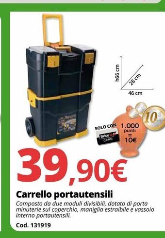 Brico Io Carrello portautensili offerta
