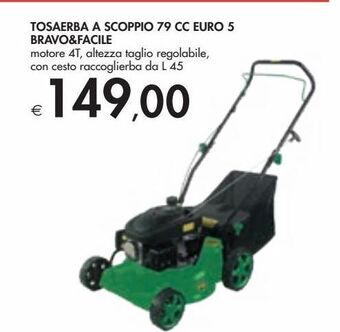 Bennet Tosaerba a scoppio 79 cc euro 5 bravo&facile offerta