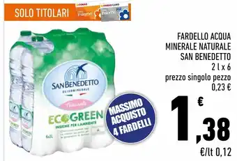 Conad City Farddello acqua san benedetto offerta