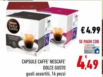 Conad City Capsule caffè nescafè dolce & gusto offerta