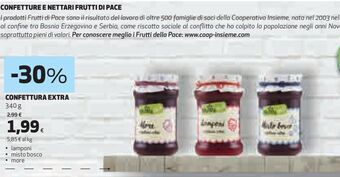 Coop Confetture e nettari frutti di pace offerta