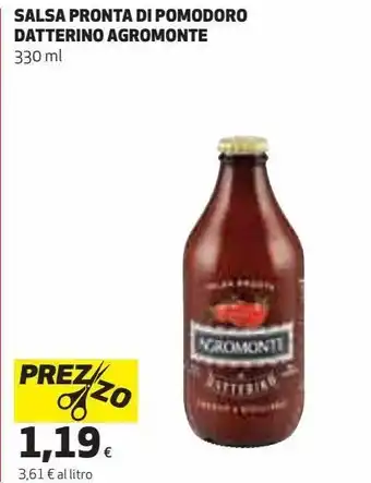 Coop Salsa pronta di pomodoro datterino agromonte offerta