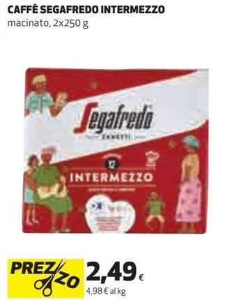 Coop Caffe segafredo intermezzo offerta