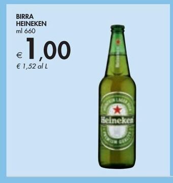 Birra heineken ml 660