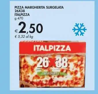 Bennet Pizza margherita surgelata 26x38 italpizza g 470 offerta