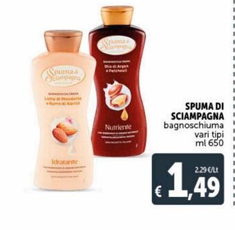 Deco Superstore Bagno schiuma spuma di sciampagna offerta