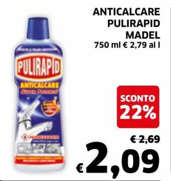 Pulirapid Madel Anticalcare 750 ml