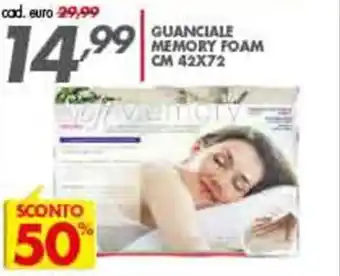 Italmark Guanciale Memory Foam cm 42x72 offerta
