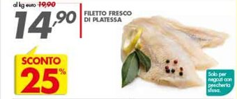Italmark Filetto Fresco di Platessa offerta