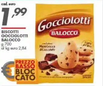 Italmark Balocco Gocciolotti Biscotti 700 g offerta