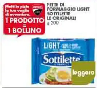 Italmark Sottilette Original Fette di Formaggio Light 200 g offerta