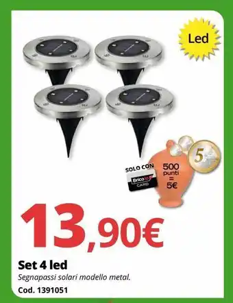 Set 4 led