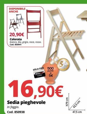 Brico Io Sedia pieghevole offerta