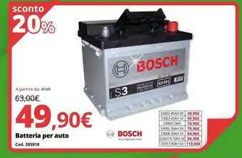 Brico Io Batteria per auto offerta