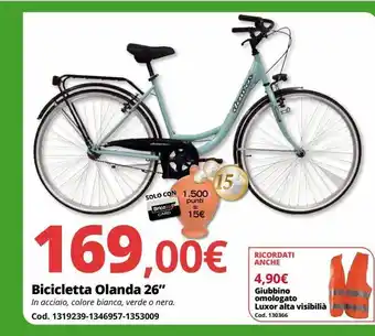 Brico Io Bicicletta olanda 26'' offerta