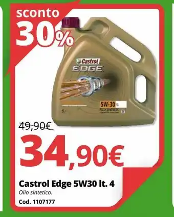 Brico Io Castrol edge 5w30 lt. 4 offerta