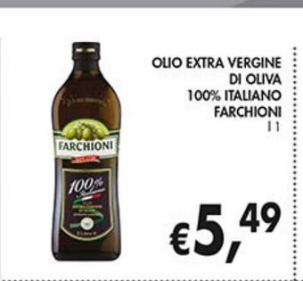 Olio extra vergine di oliva farchioni