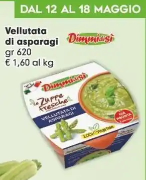 Despar Velluta di asparagi gr 620 dimmidisì offerta