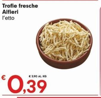 Despar Trofie fresche alfieri l'etto offerta