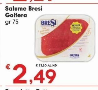 Salume bresi golfera gr 75