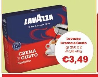 Despar Lavazza crema e gusto gr 250 x 2 offerta